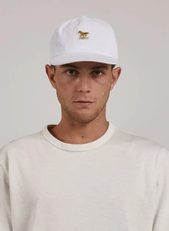 Running Free 5 Panel Cap - White sold by Thrills