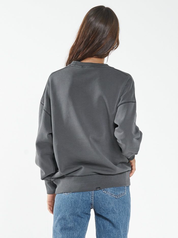 Minimal Thrills Slouch Crew - Merch Black sold by Thrills product image thumbnail 2