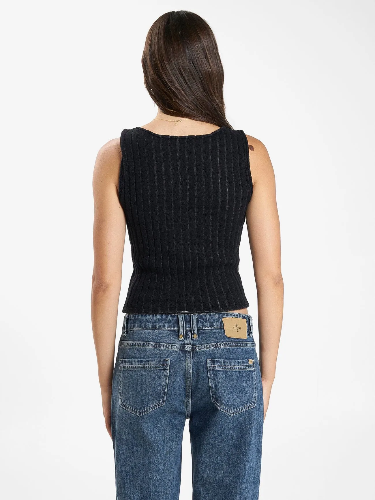 Chain Knit Tank - Black sold by Thrills product image thumbnail 2