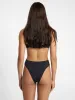 Thrills 90's High Cut Bikini Bottom - Black sold by Thrills