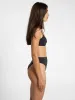 Thrills 90's High Cut Bikini Bottom - Black sold by Thrills