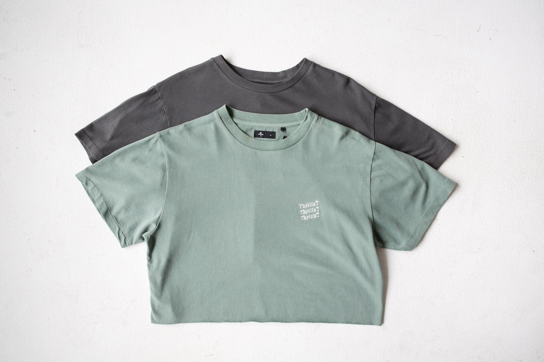 Thrills Embro Unlimited Crop Merch Fit Tee - Merch Black sold by Thrills product image thumbnail 7