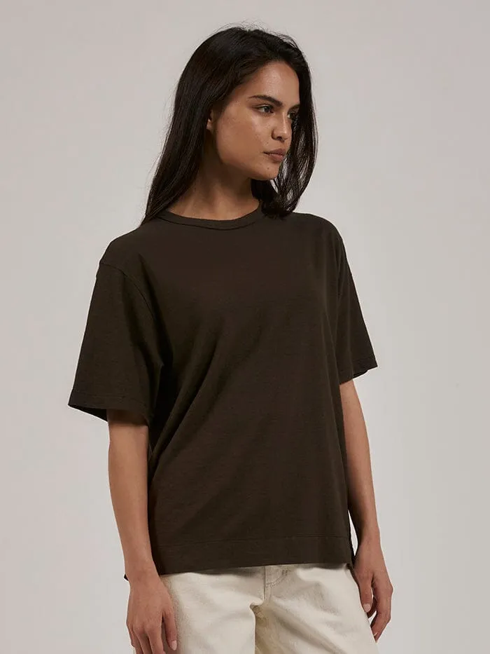 Hemp Lightweight Box Fit Tee - Tarmac sold by Thrills product image thumbnail 4