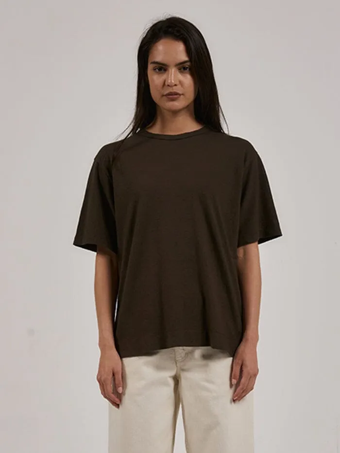 Hemp Lightweight Box Fit Tee - Tarmac sold by Thrills product image thumbnail 5