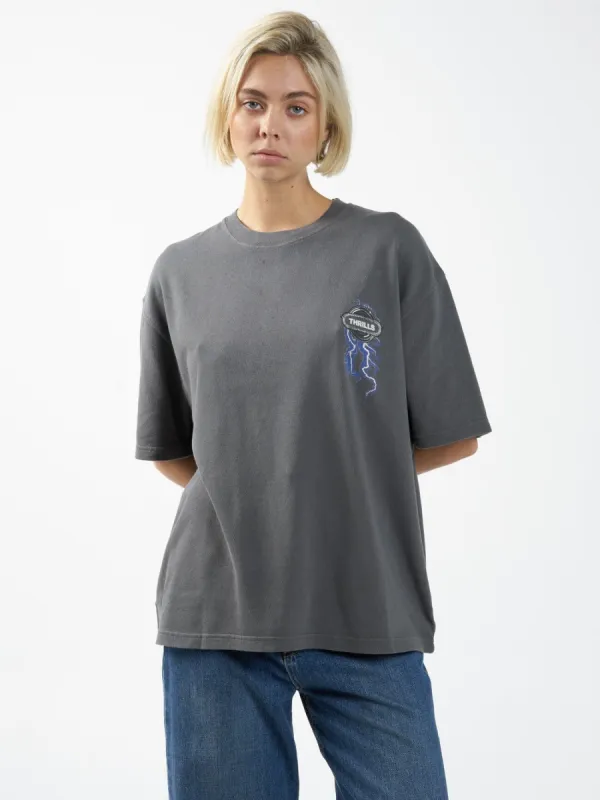 Shock Value Oversized Tee - Merch Black sold by Thrills