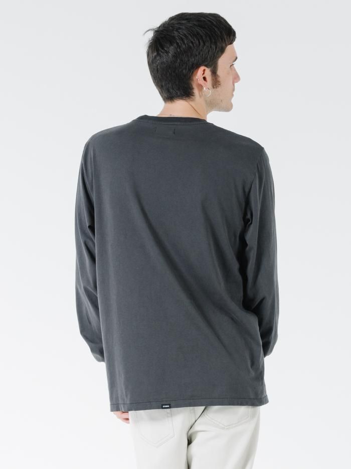 Shades Of Wolf Merch Fit Long Sleeve Tee - Vintage Black sold by Thrills product image thumbnail 2