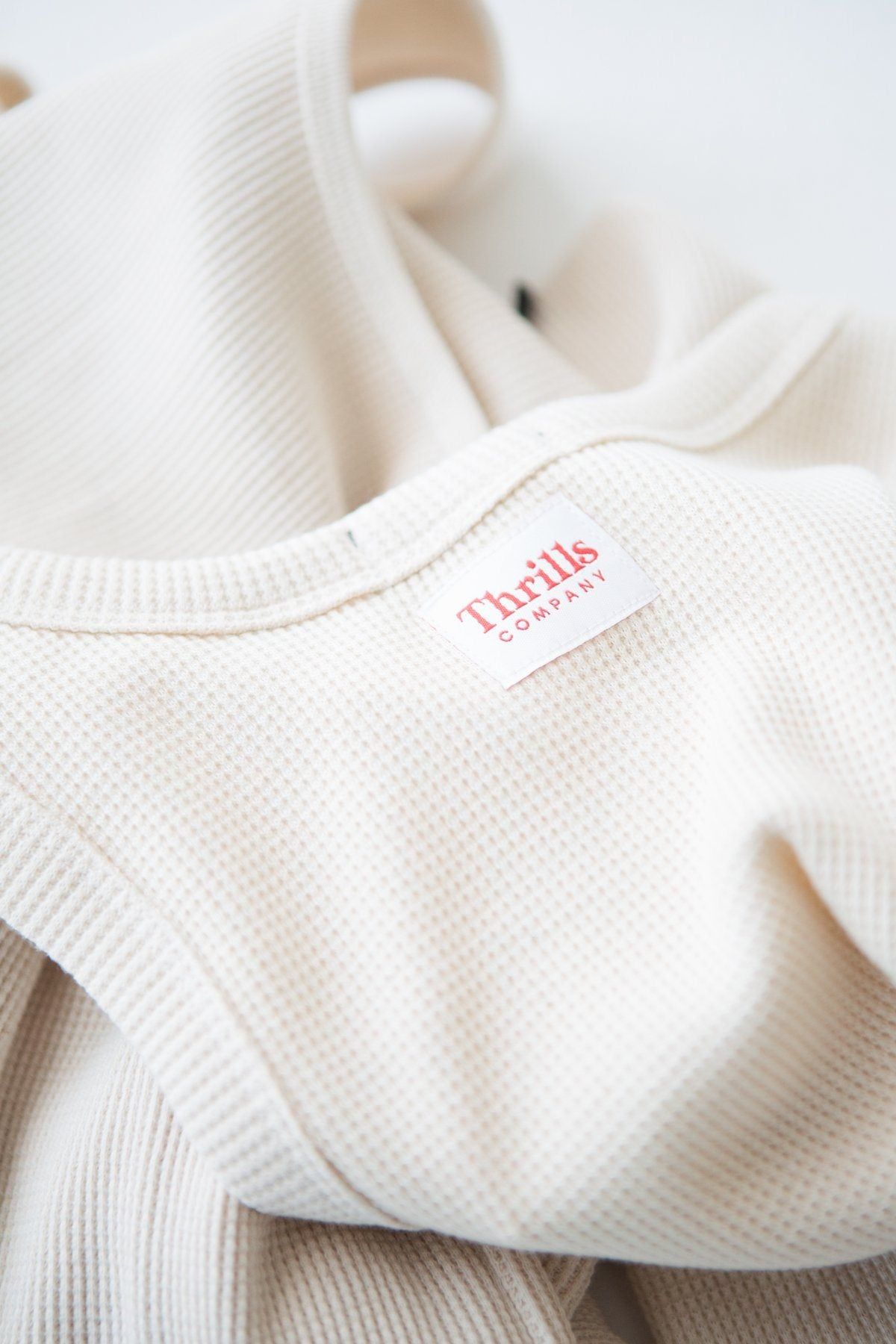 Waffle Tank - Black sold by Thrills product image thumbnail 4