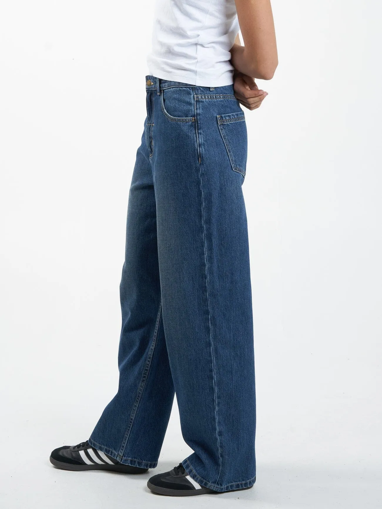 Tony Low Rise Big Baggy Jean - Roadhouse Blue sold by Thrills product image thumbnail 3