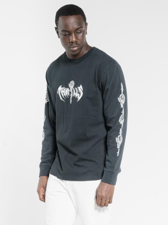 Hard Fast Loud Merch Fit Long Sleeve Tee - Washed Black sold by Thrills product image thumbnail 2