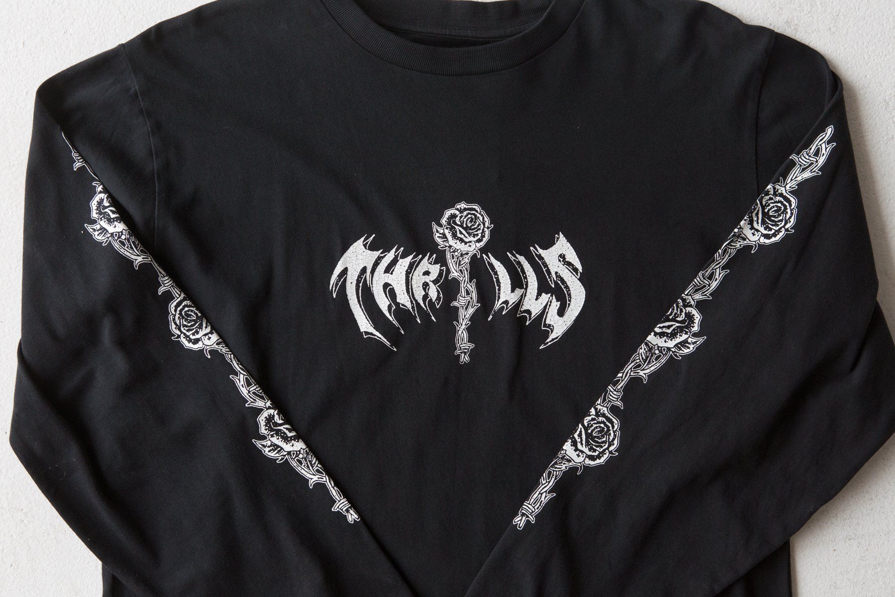 Hard Fast Loud Merch Fit Long Sleeve Tee - Washed Black sold by Thrills product image thumbnail 3