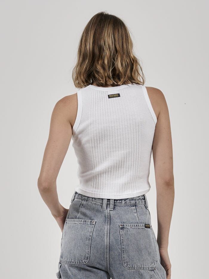 Hard Yakka x Thrills Singlet - White sold by Thrills product image thumbnail 2