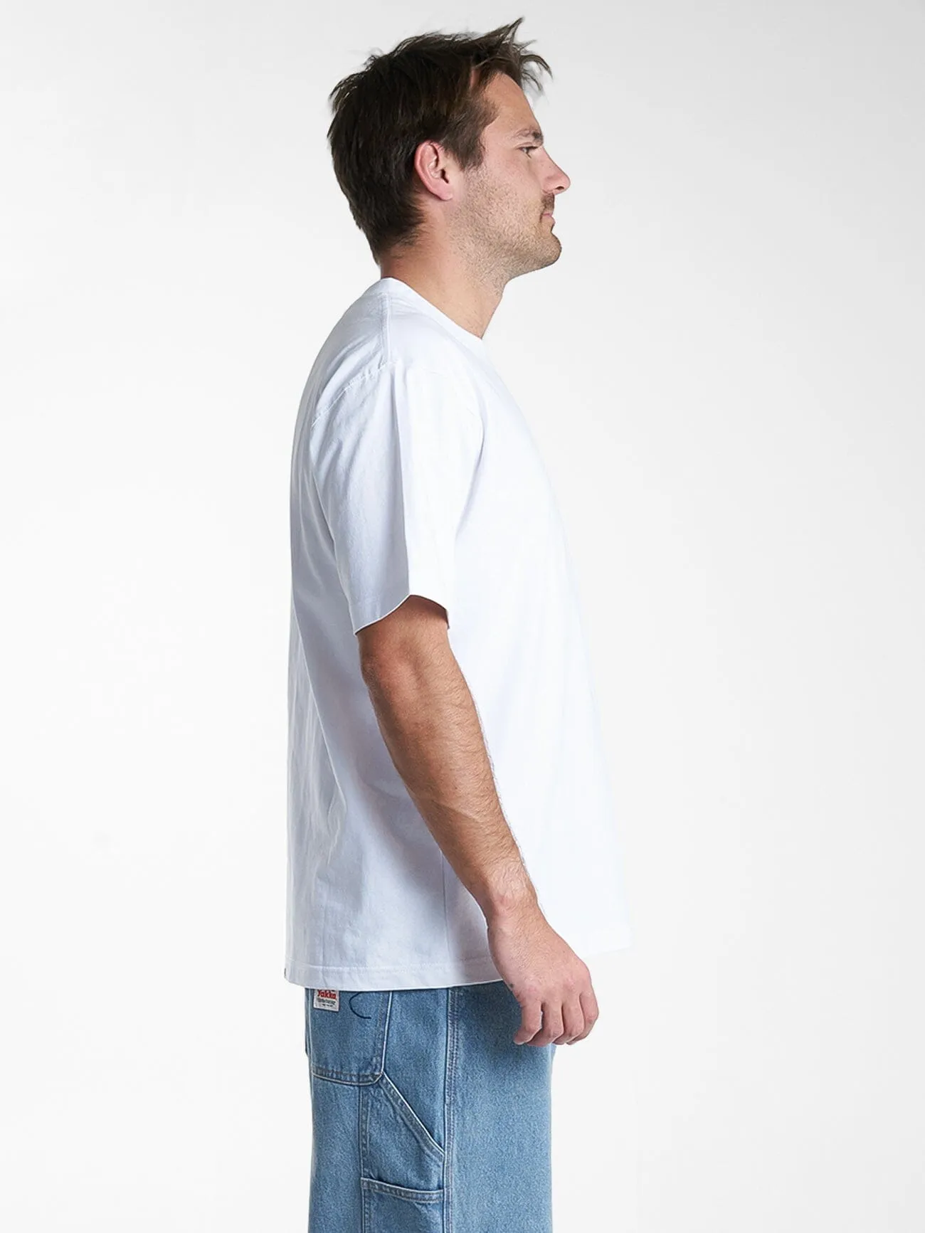 Hard Yakka X Thrills Oversize Pocket Tee - White sold by Thrills product image thumbnail 3