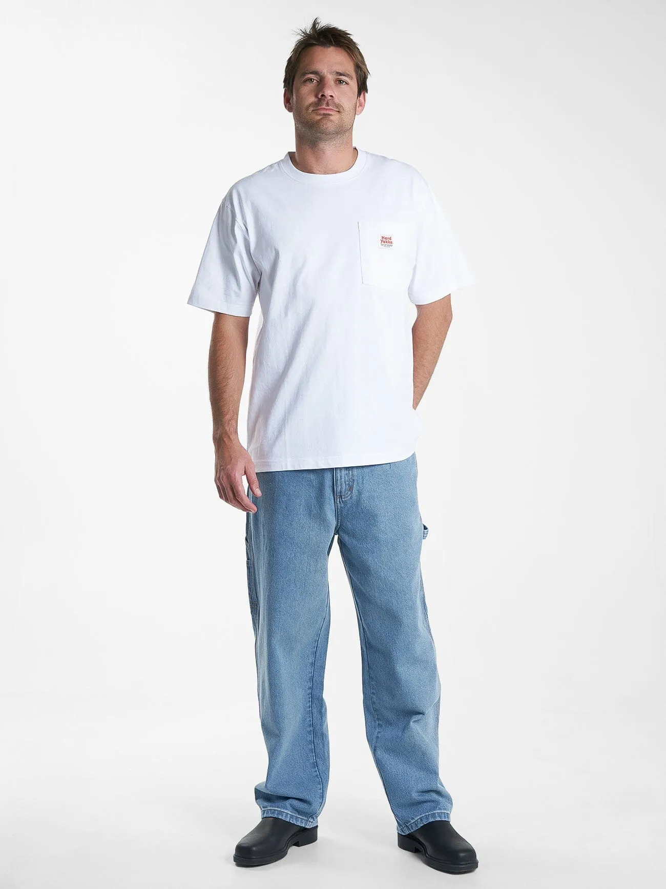 Hard Yakka X Thrills Oversize Pocket Tee - White sold by Thrills product image thumbnail 5