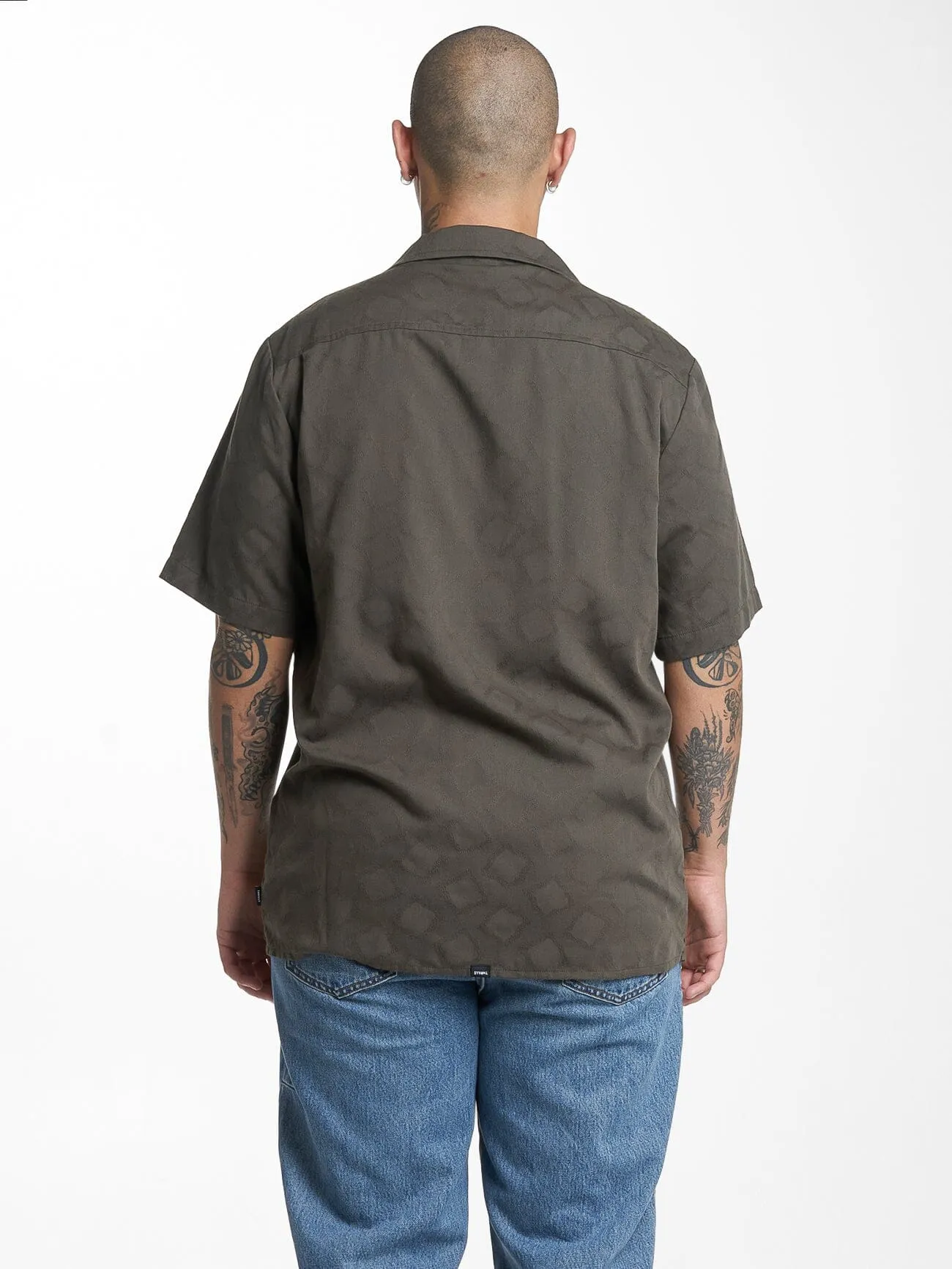Lurker Bowling Shirt - Tarmac sold by Thrills product image thumbnail 3