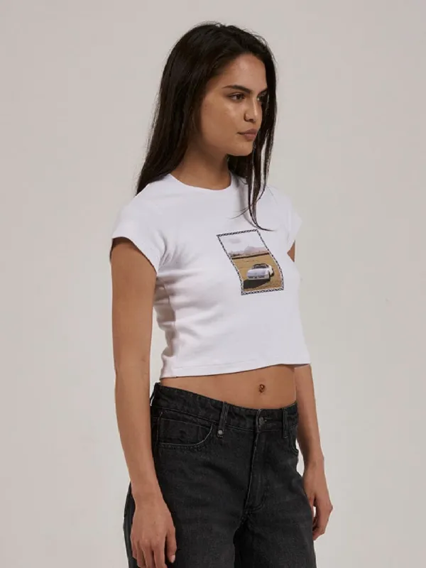 Field of Speed Mini Tee - White sold by Thrills