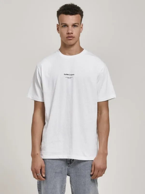 Higher Livin Merch Fit Tee - White sold by Thrills