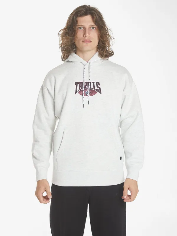 Full Ride Slouch Pull On Hood - White Marle sold by Thrills