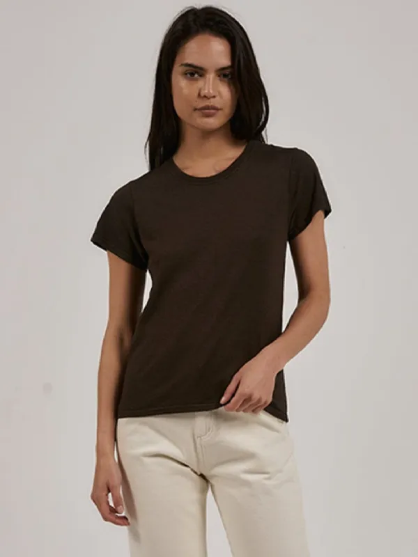 Hemp Everyday Tee - Tarmac sold by Thrills