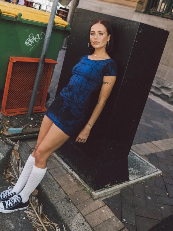 Damage Control Mini Dress - Black sold by Thrills