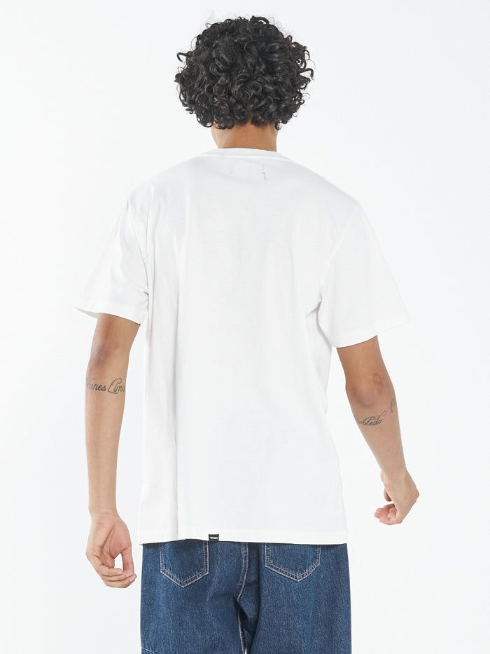 Red Pill Merch Fit Tee - Dirty White sold by Thrills product image thumbnail 2