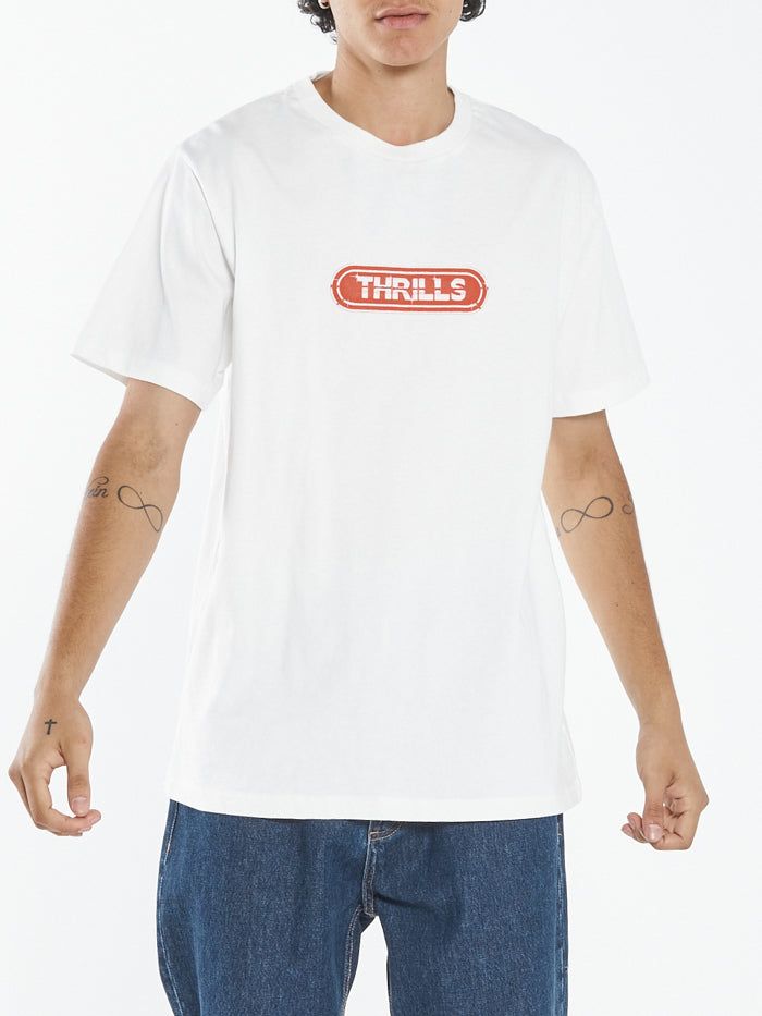 Red Pill Merch Fit Tee - Dirty White sold by Thrills product image thumbnail 3
