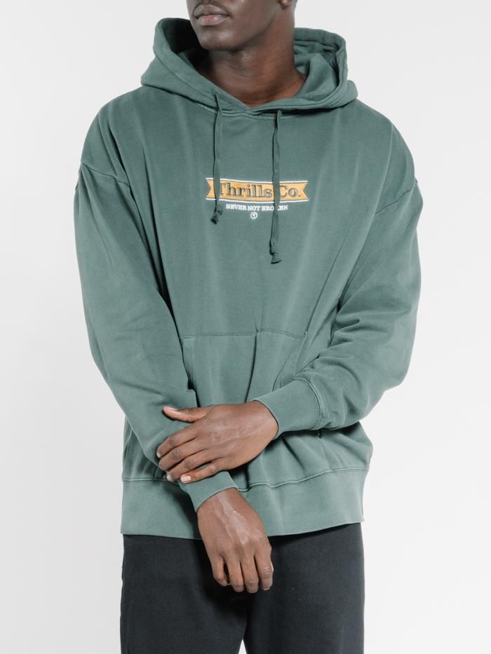 Pennant Slouch Pull On Hood - Sycamore sold by Thrills