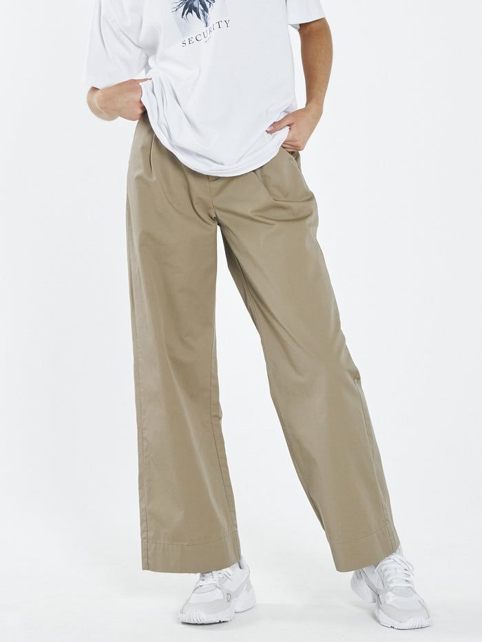 Artist Pleated Chino Pant - Sand sold by Thrills product image thumbnail 3