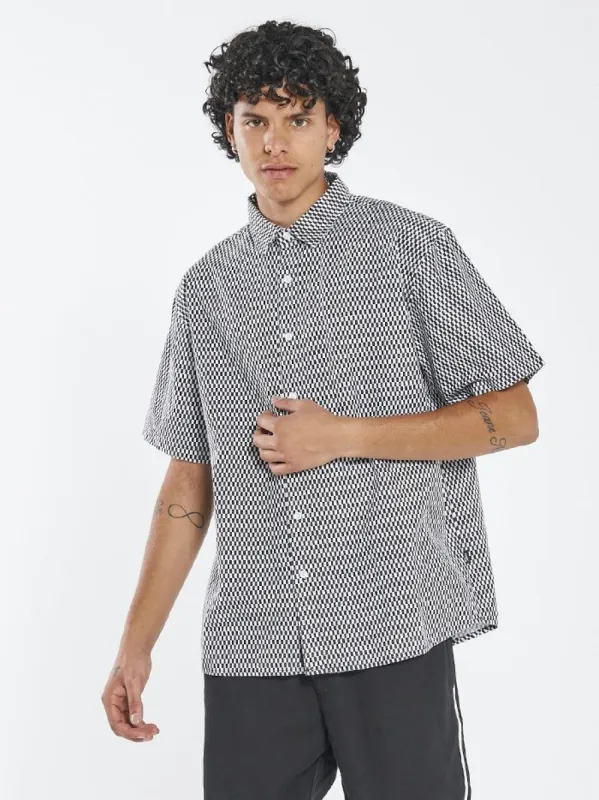 Fragments Short Sleeve Shirt - Black sold by Thrills