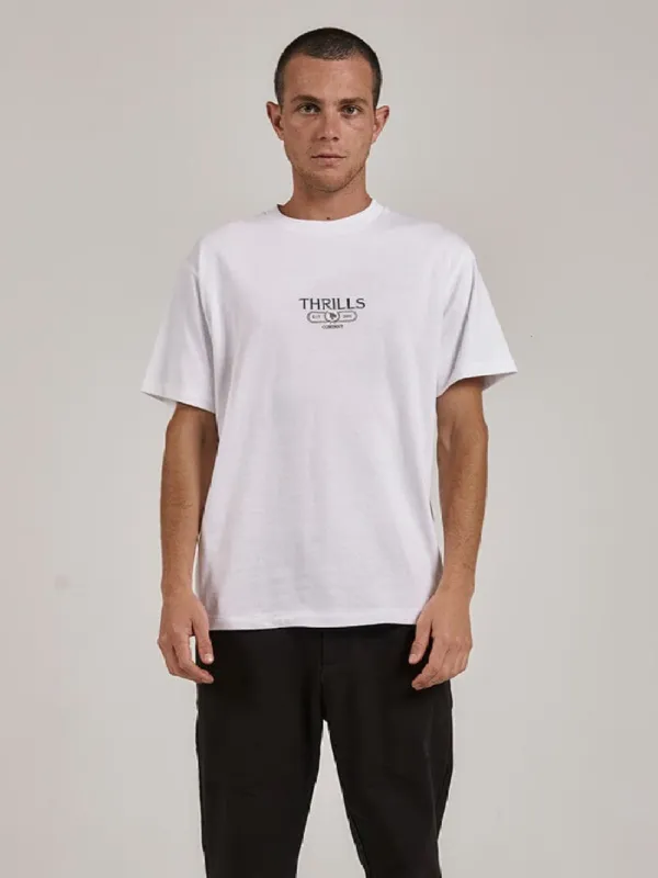 Bad Habits Club Merch Fit Tee - White sold by Thrills
