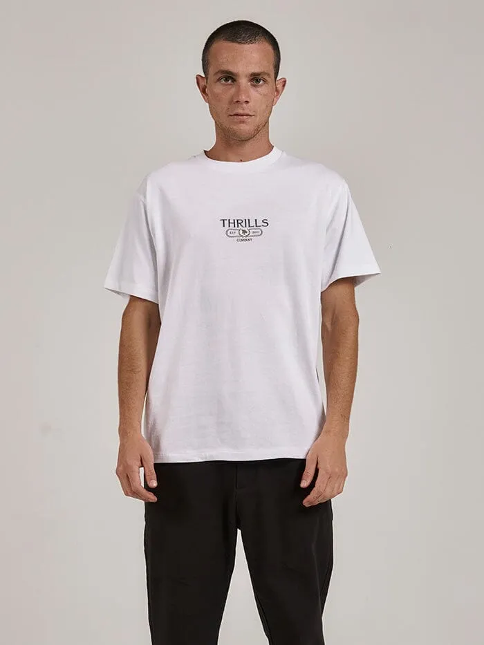 Bad Habits Club Merch Fit Tee - White sold by Thrills