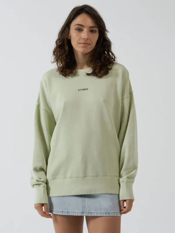 Minimal Thrills Slouch Crew - Pistachio sold by Thrills