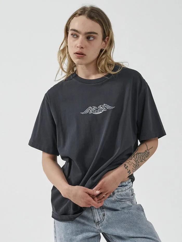 Wings Of Glory Merch Tee - Twilight Black sold by Thrills product image thumbnail 4