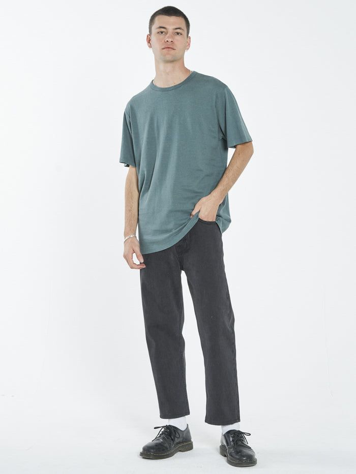 Hemp Thrills Embro Merch Fit Tee - Vintage Teal sold by Thrills product image thumbnail 3