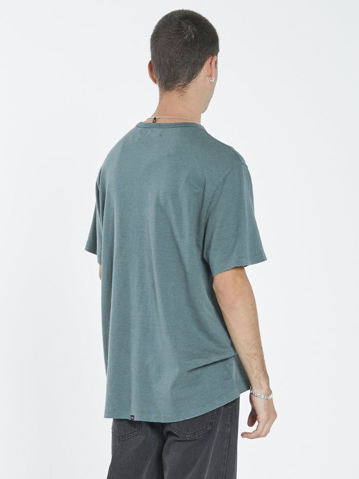 Hemp Thrills Embro Merch Fit Tee - Vintage Teal sold by Thrills product image thumbnail 2