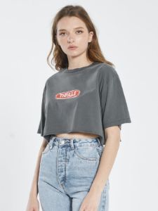 Red Pill Merch Super Crop Tee - Merch Black sold by Thrills