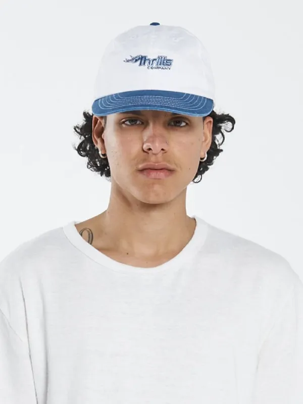 Fireside 6 Panel Cap - White sold by Thrills