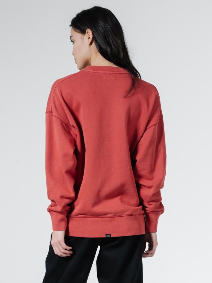 Underline Slouch Crew - Redwood sold by Thrills product image thumbnail 2