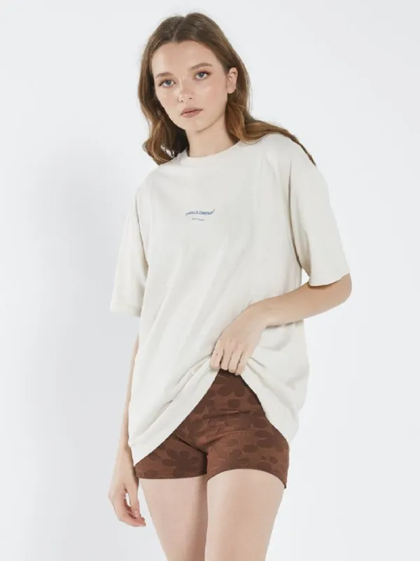 Stamp Wave Merch Fit Tee - Heritage White sold by Thrills