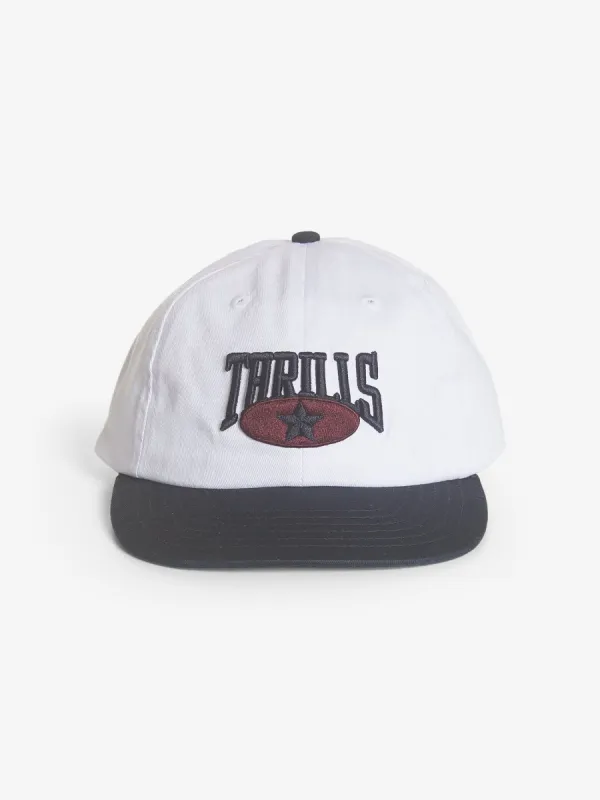 Full Ride 6 Panel Cap - White sold by Thrills