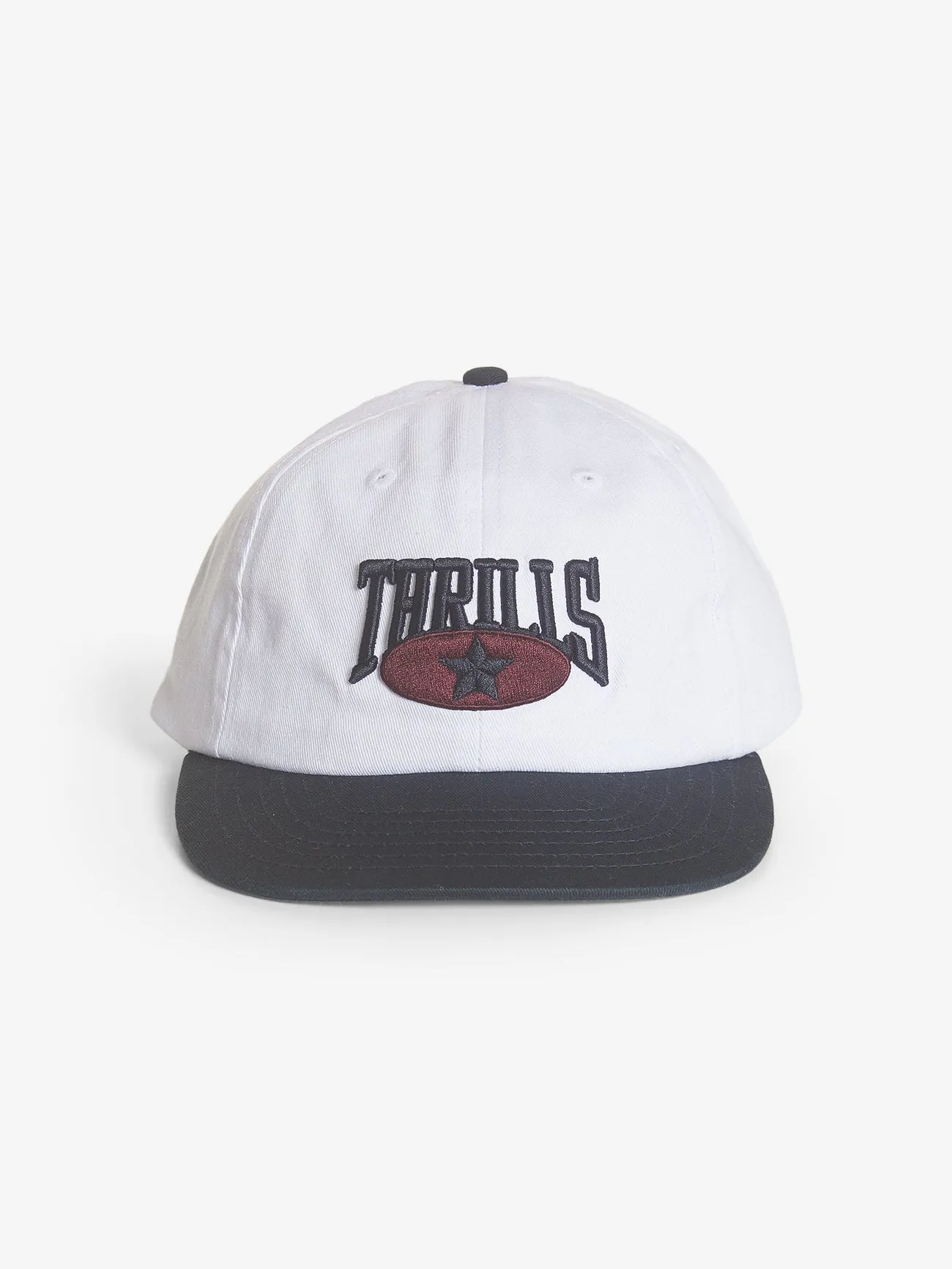 Full Ride 6 Panel Cap - White sold by Thrills