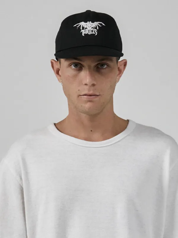 Speed Kills 5 Panel Cap - Black sold by Thrills