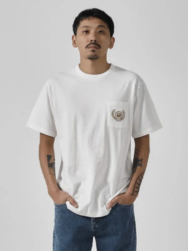 King of Thrills Merch Fit Pocket Tee - Dirty White sold by Thrills