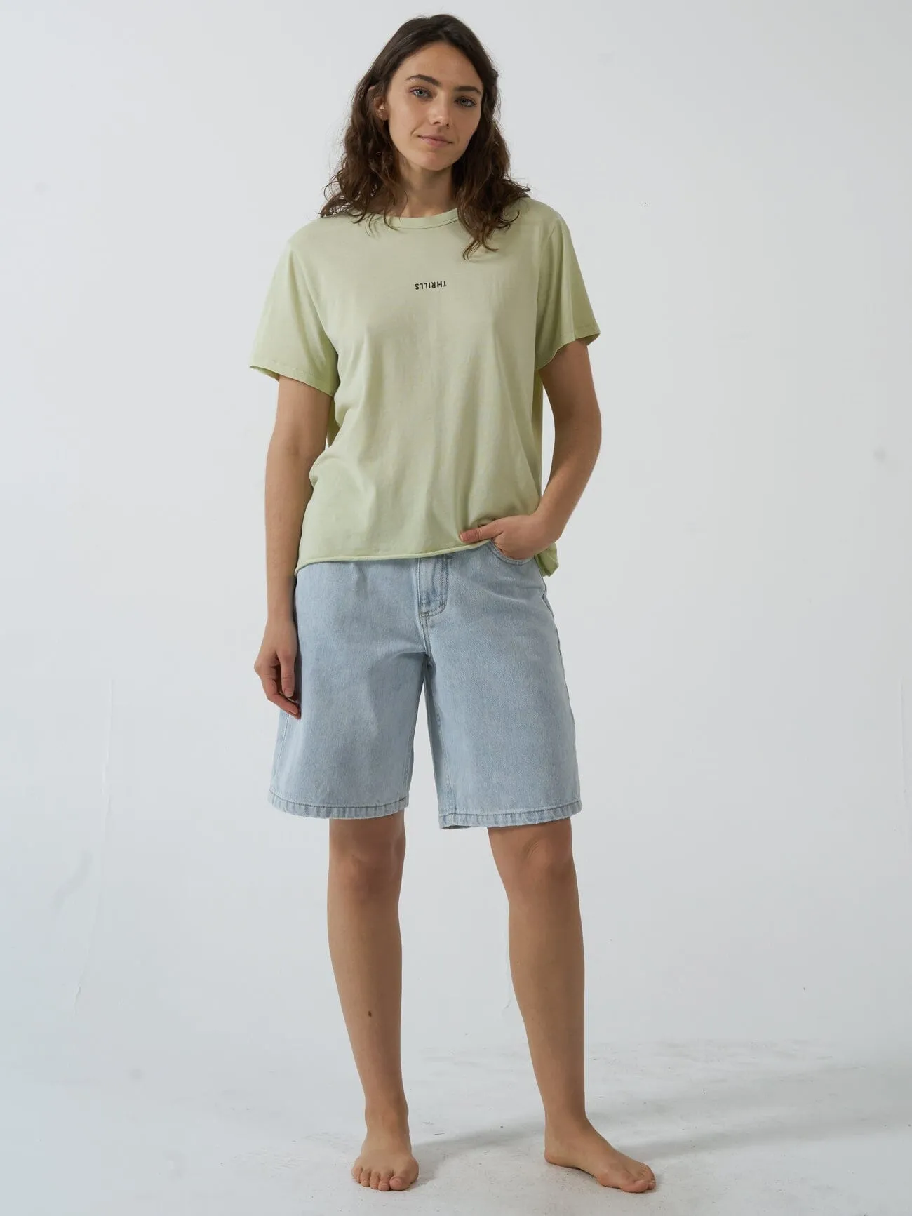 Minimal Thrills Relaxed Tee - Pistachio sold by Thrills product image thumbnail 5