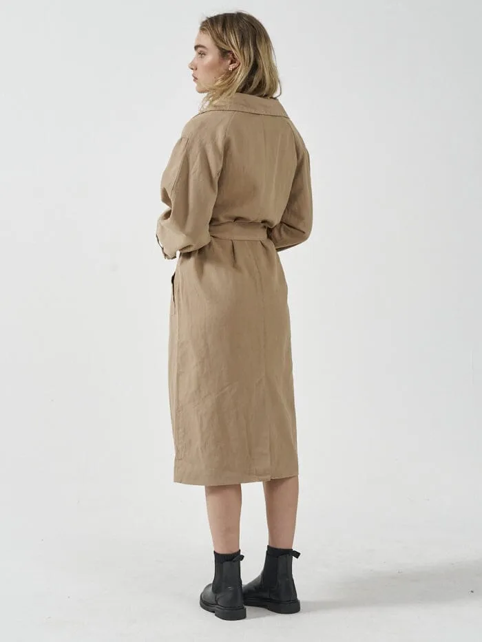 Discovery Trench Coat - Faded Khaki sold by Thrills product image thumbnail 5