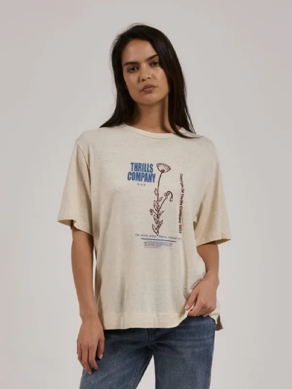 Natural Effects Hemp Box Tee - Unbleached sold by Thrills