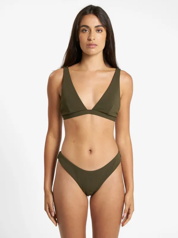 Adira Classic Bikini Bottom - Tarmac sold by Thrills