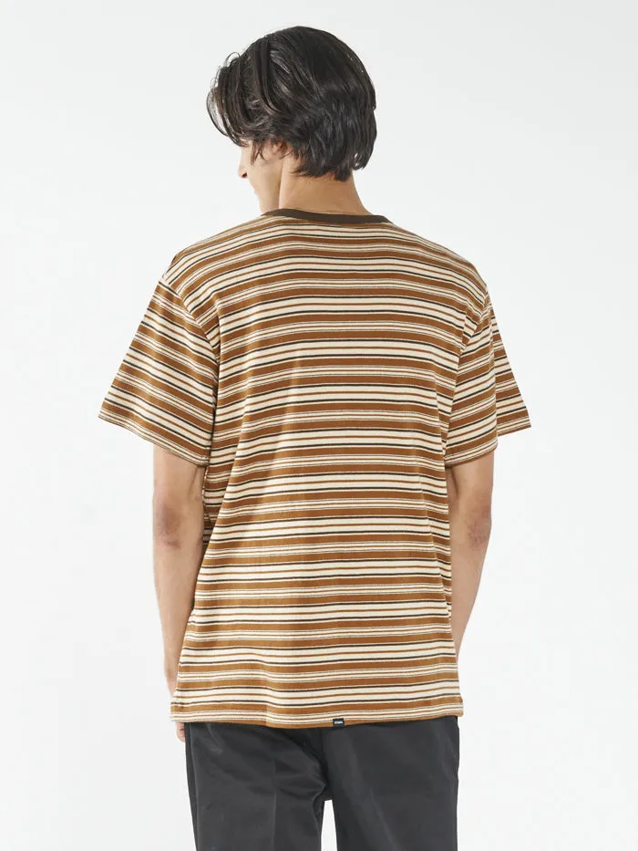 Los Thrills Stripe Merch Fit Pocket Tee - Stone sold by Thrills product image thumbnail 2