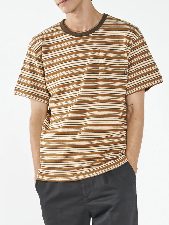 Los Thrills Stripe Merch Fit Pocket Tee - Stone sold by Thrills product image thumbnail 3