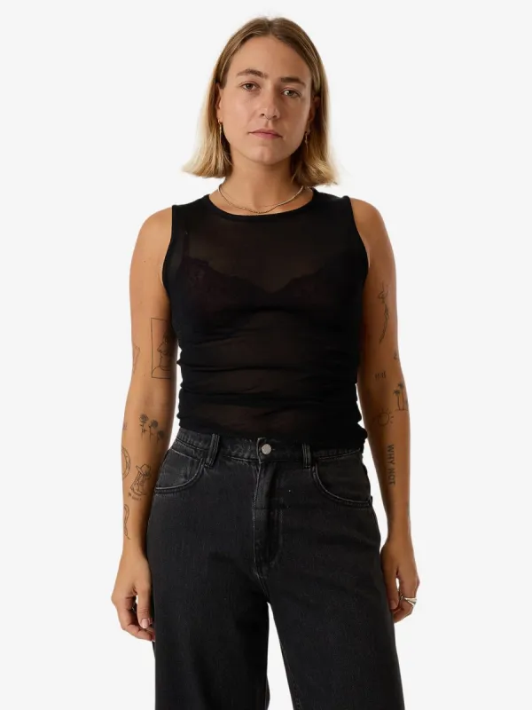 Anais Knit Tank - Black sold by Thrills