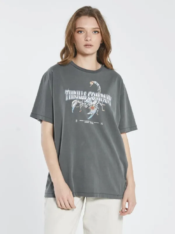 Chrome Scorpion Merch Fit Tee - Merch Black sold by Thrills